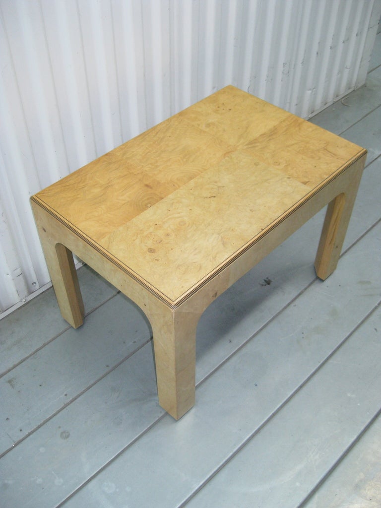 American Pair of Henredon Scene Two Low Side Tables