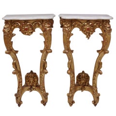 Pair Of Louis XV Style Consoles