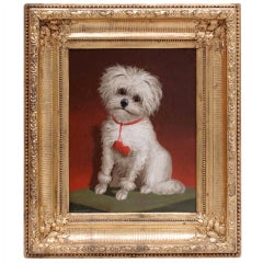 Dog Portrait, Oil On Canvas