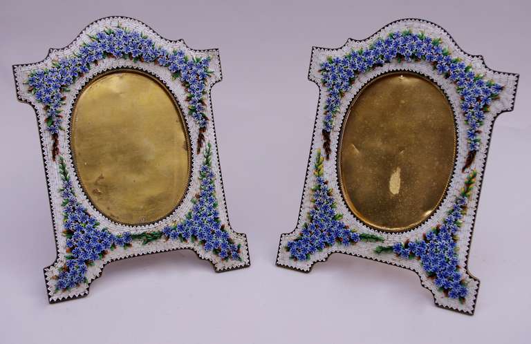 Pair of Micro Mosaic Frames circa 1900