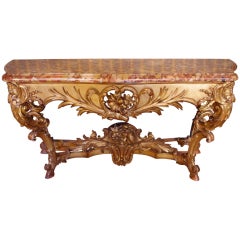 19th Century Large Louis XV Style Console 12