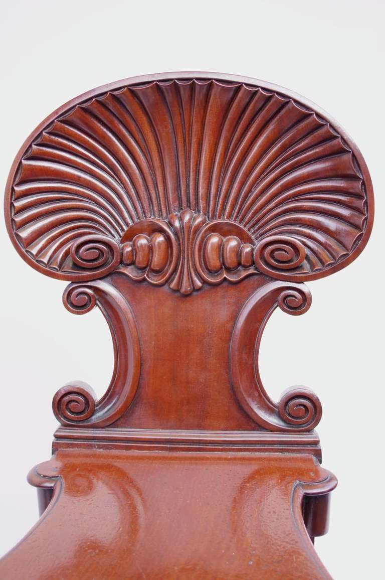 Georgian 19th Century English Mahogany Chair