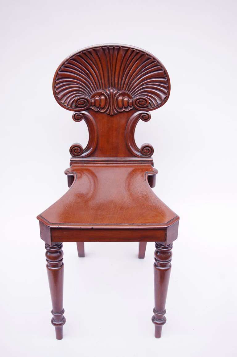 19th Century English Mahogany Chair 1