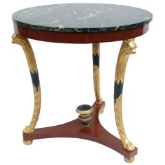 Elegant Empire period Pedestal Table