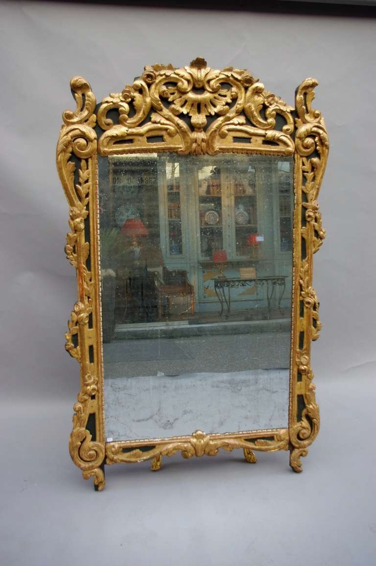 . French craftwork, Provence
. Carved and gilded wood
. Original mercury mirror
. Louis XV period