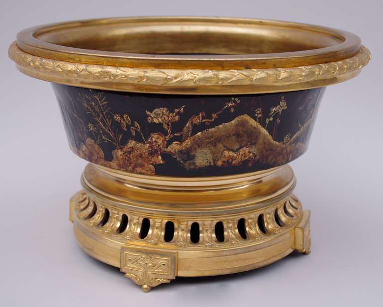 19th Century Louis XVI Style Lacquered Cup
