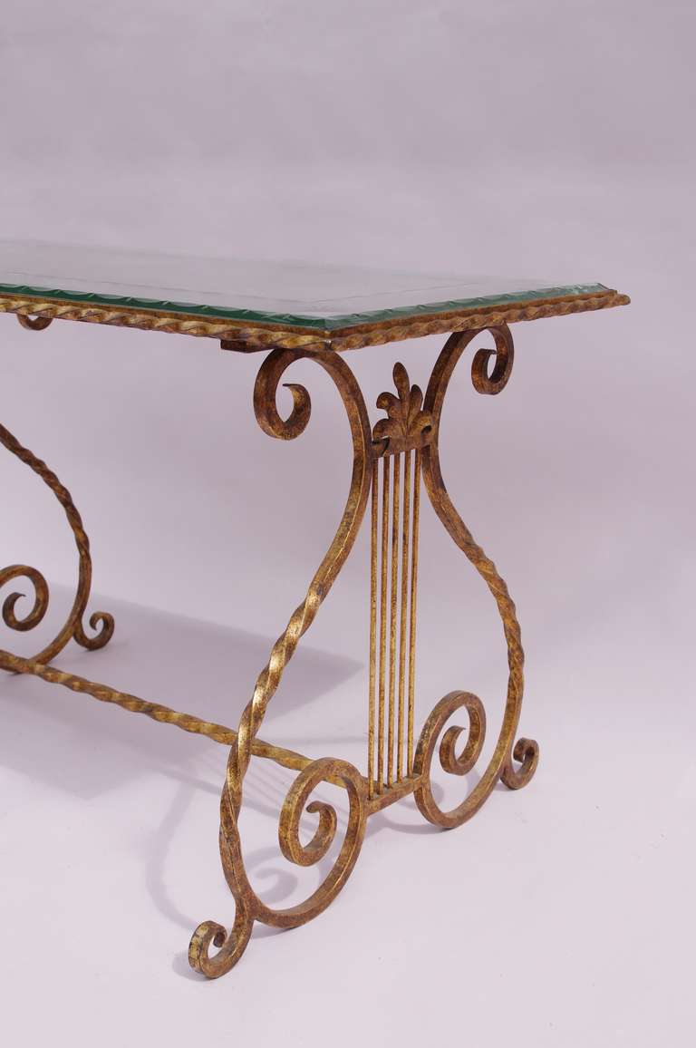 wrought iron coffee tables with glass top