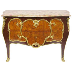 Louis XV Period Commode Stamped Léonard Boudin