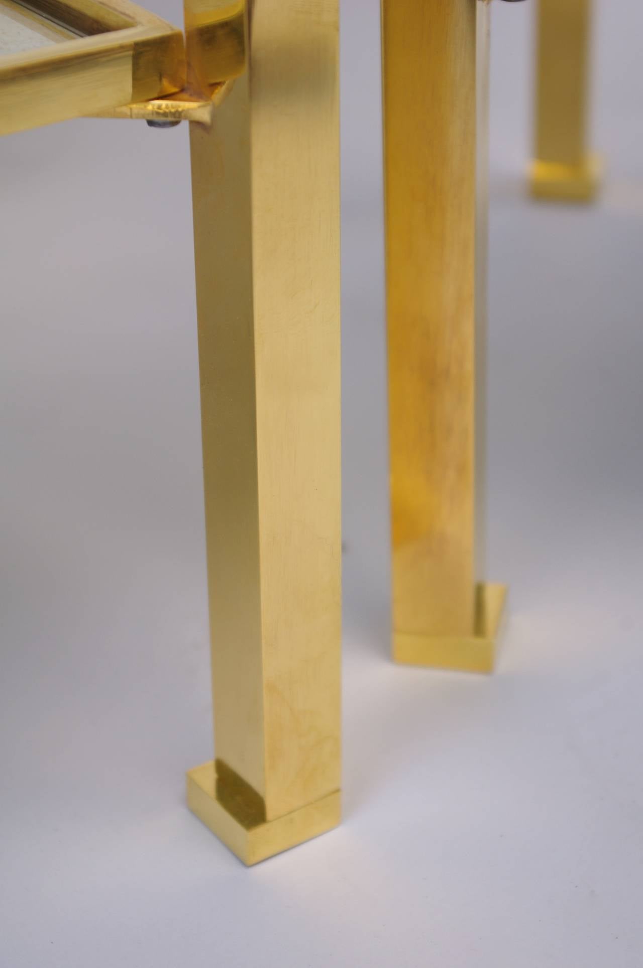 20th Century Pair of Side Tables Designed by Guy Lefèvre for Maison Jansen
