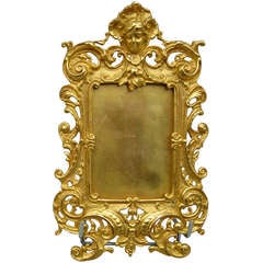 19th c. Two louis XV style gilded bronze photo frames 9