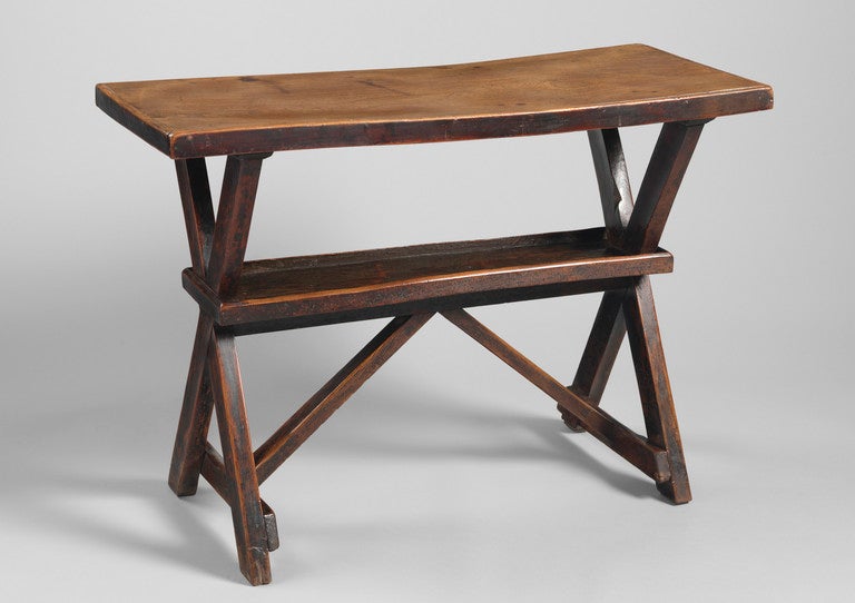 English Two Sculptural Early Tavern Tables