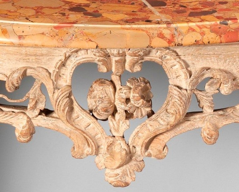 French Provincial Rococo Console Table of Louis XV Style For Sale 1