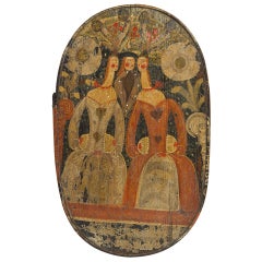 Antique Fine Oval Bride's Box or 'Spaanaeske'
