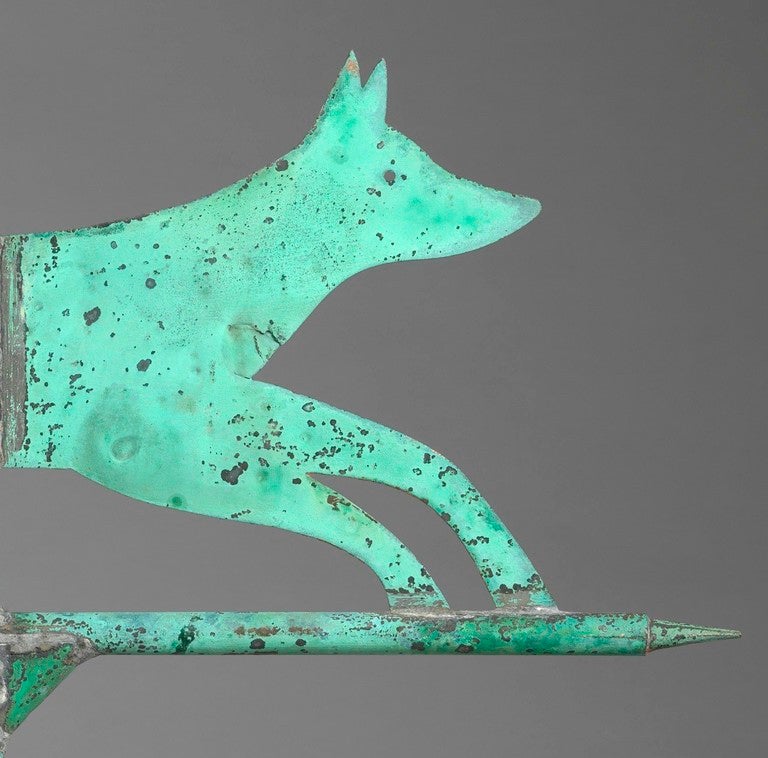 Weathered Sheet Copper
With Wonderful Verdigris Surface
English, c1870
27