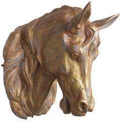 Antique Horse Head Trade Sign