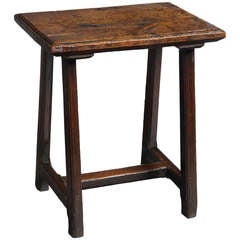 A Unique Early Single Plank Centre Table