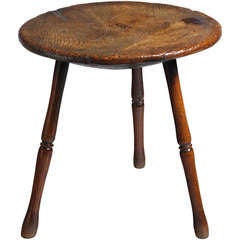 Single Plank Top Cricket Table Circa 1700