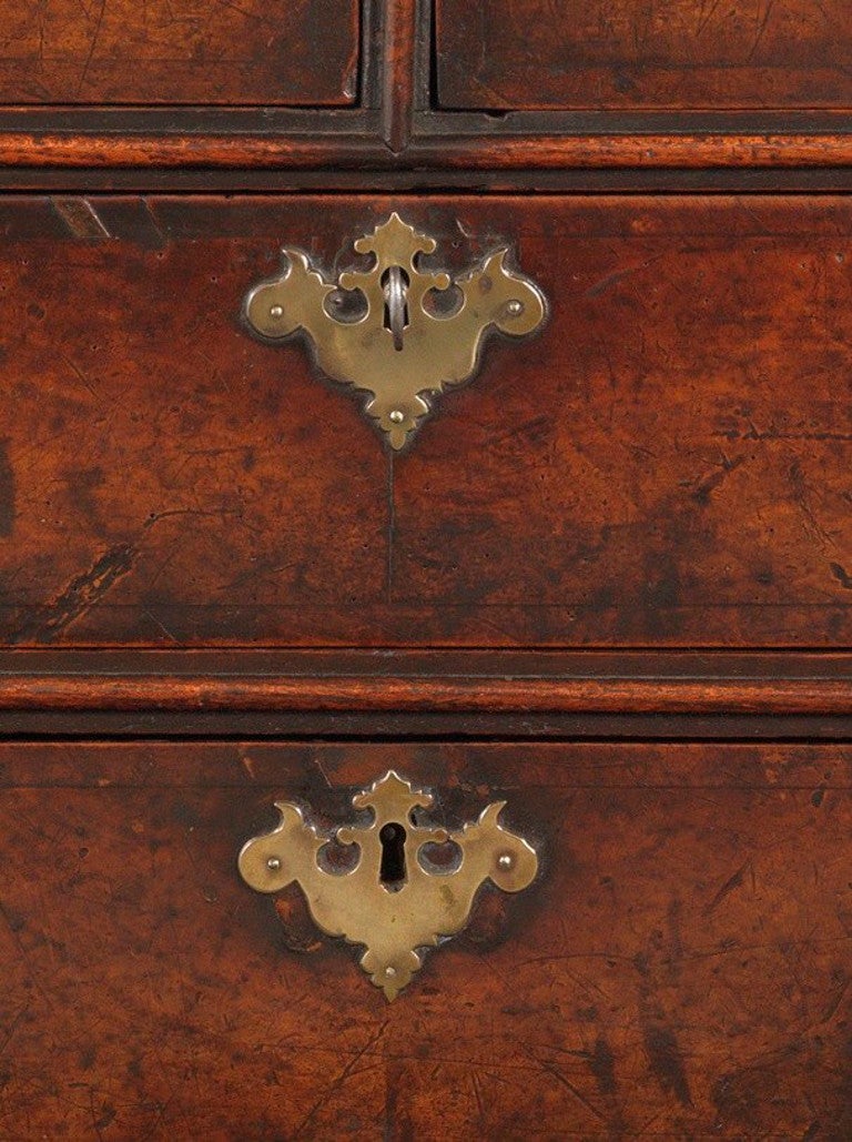 English Unusual and Delightful Small Early Provincial Chest of Drawers