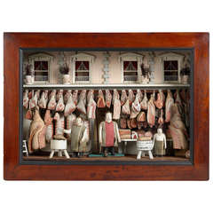 Remarkable Butcher's Shop Diorama