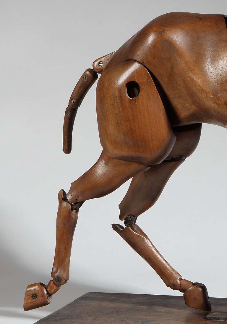 Exceptional Articulated Horse and Rider Artist's Figure In Excellent Condition For Sale In London, GB