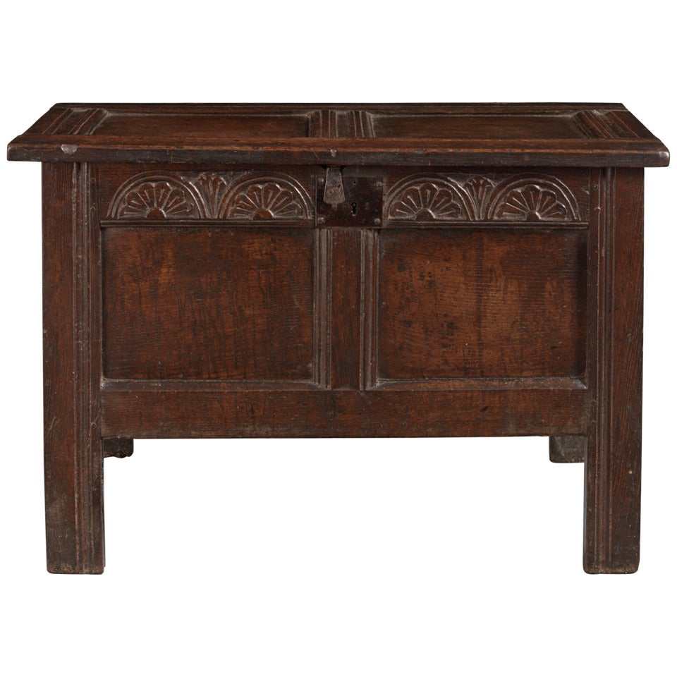 Charles II Period Panelled Chest