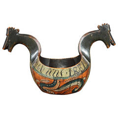 Fine Ceremonial Horse Headed Kasa