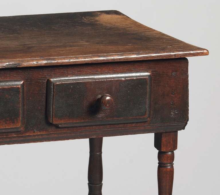 Well Patinated and Burnished Solid Oak 
English, c.1690 
28.5