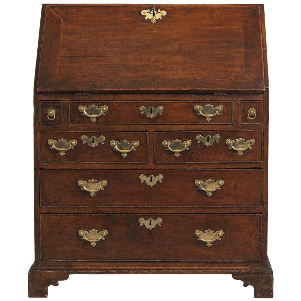 Provincial 18th Century Fall Front Writing Desk For Sale