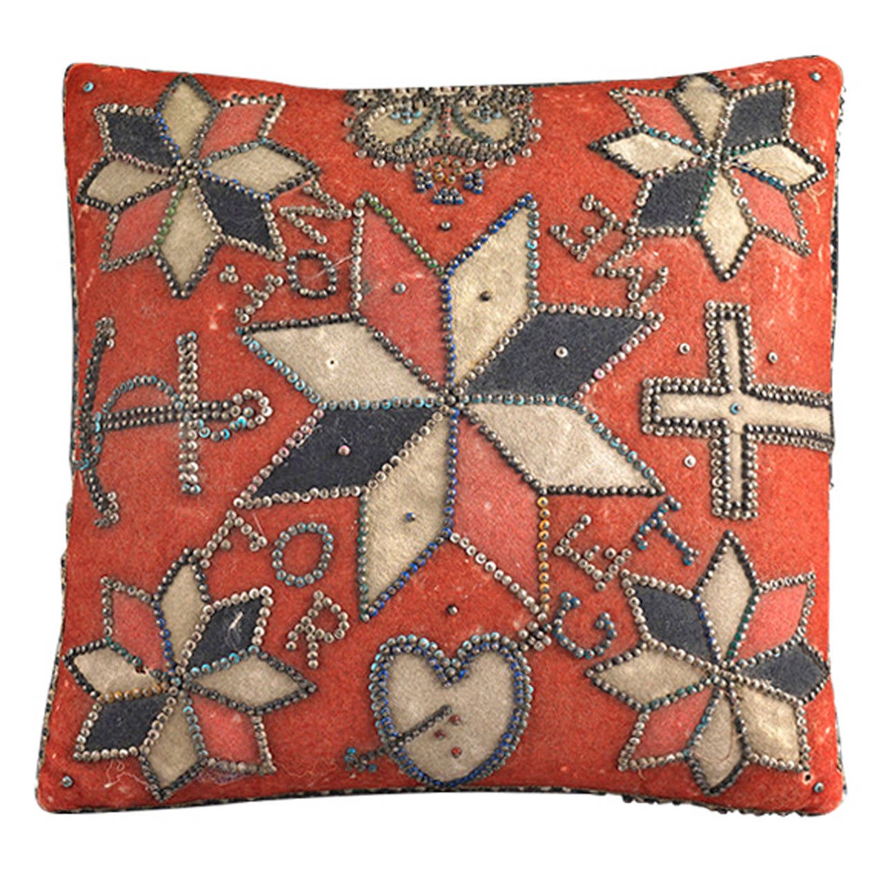 Remarkable Sailor’s Love Token Pin Cushion at 1stdibs