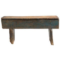 17th Century Sculptural Boarded Seat