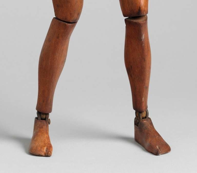 20th Century Large Modernist Artist's Female Lay Figure
