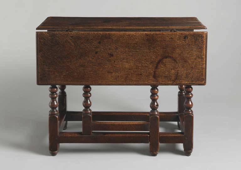 Raised on Bobbin Turned Joined Frame Base
Richly Patinated Solid Oak’
English, c.1670
27