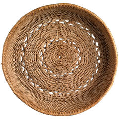 Exemplary Folk Art Woven Basket