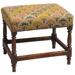 Fine and Rare William and Mary Stool