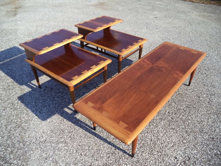 Pair of Mid Century Modern Lane Acclaim End Tables 3