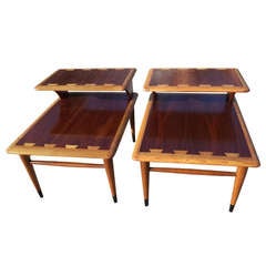Pair of Mid Century Modern Lane Acclaim End Tables