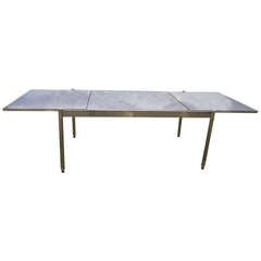 Brass Mastercraft  Extendable Dining Table