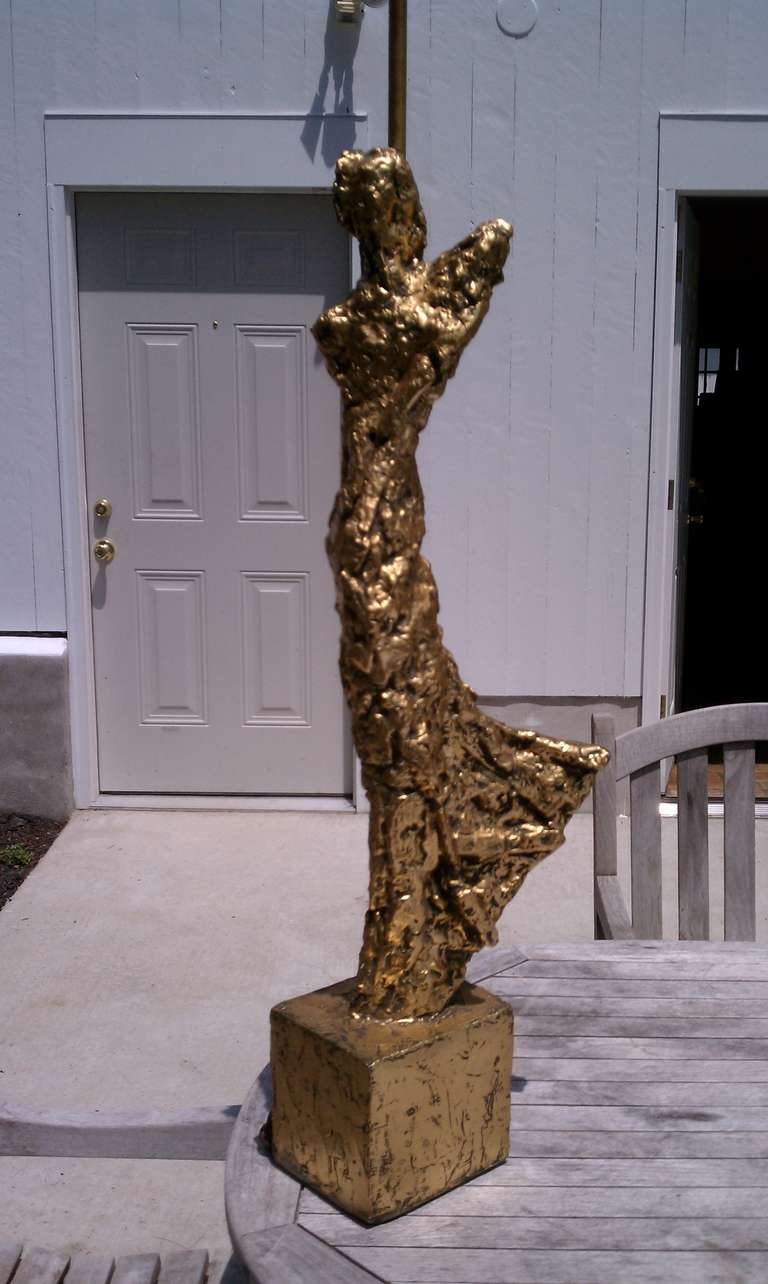 Unknown Brutalist Sculptural Lamp For Sale
