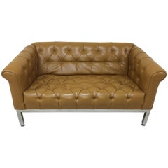 Signed Milo Baughman for Thayer Coggin Tufted Sofa