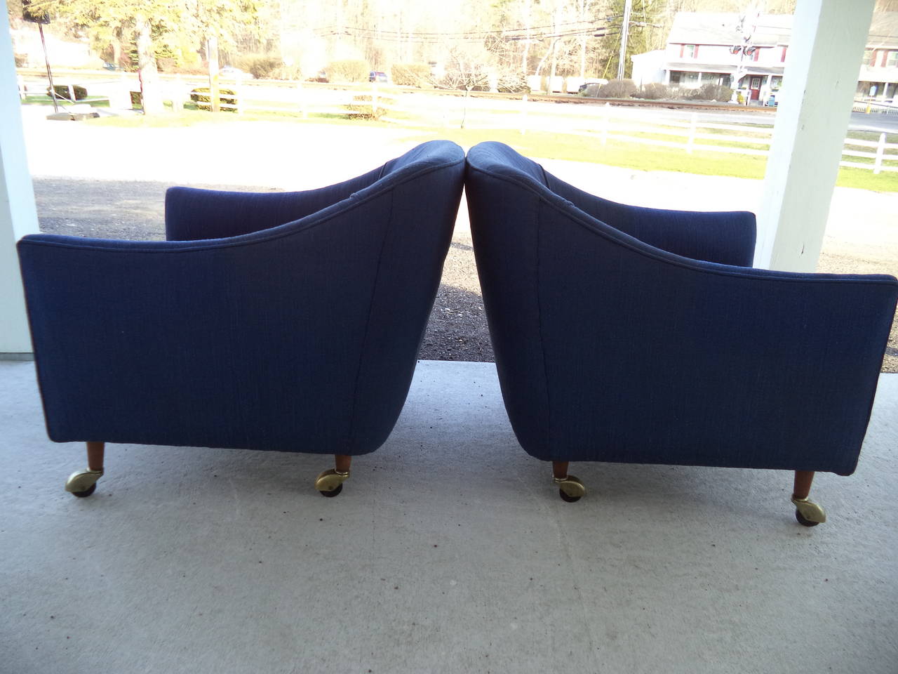 Pair of 1960's Club Chairs 3