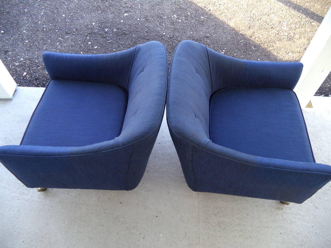 Pair of 1960's Club Chairs 5