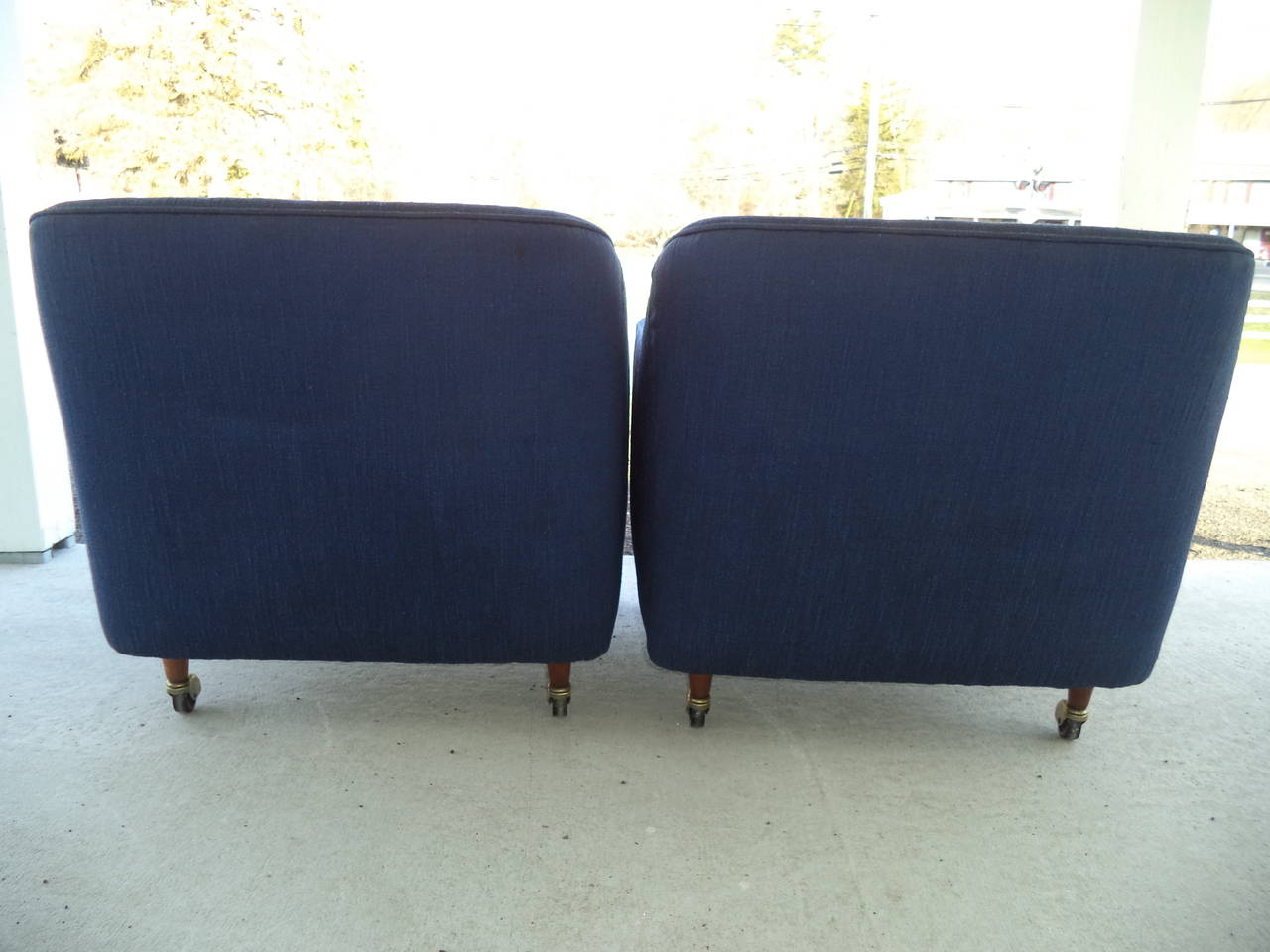 Pair of 1960's Club Chairs 4
