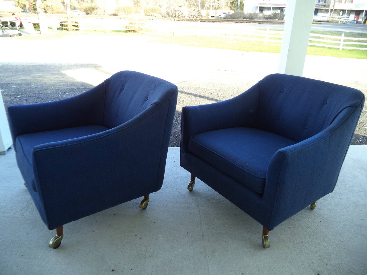 Pair of 1960's Club Chairs 1