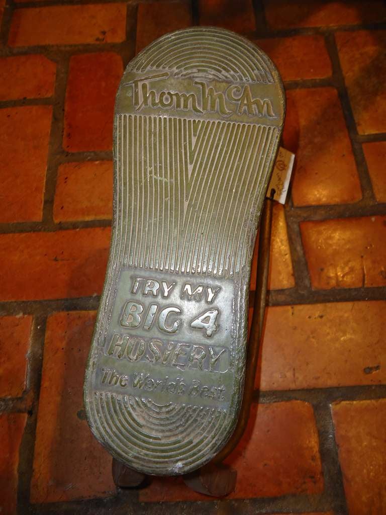 Industrial Thom McAn Antique Foot Rest