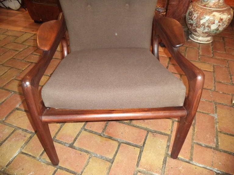 Adrian Pearsall Sculptural Wing Back Lounge Chair 1