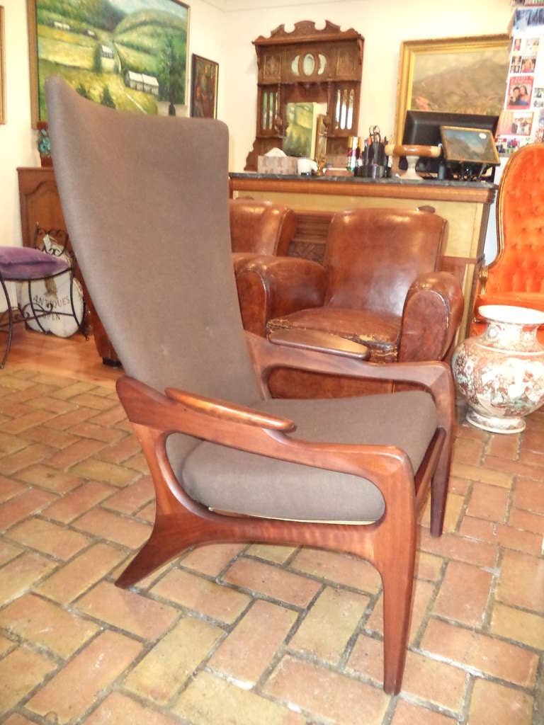 wingback lounge chair