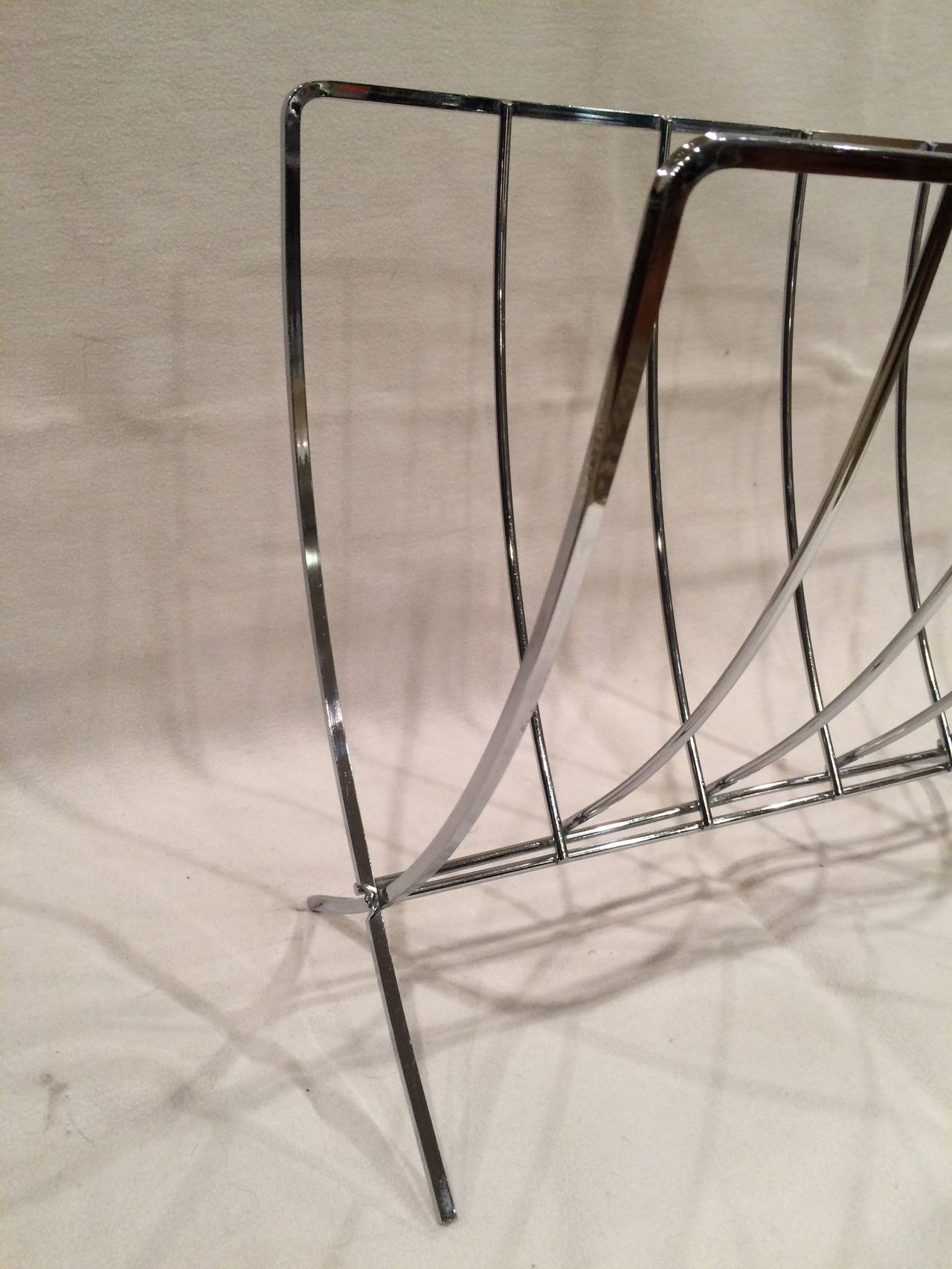 chrome magazine racks