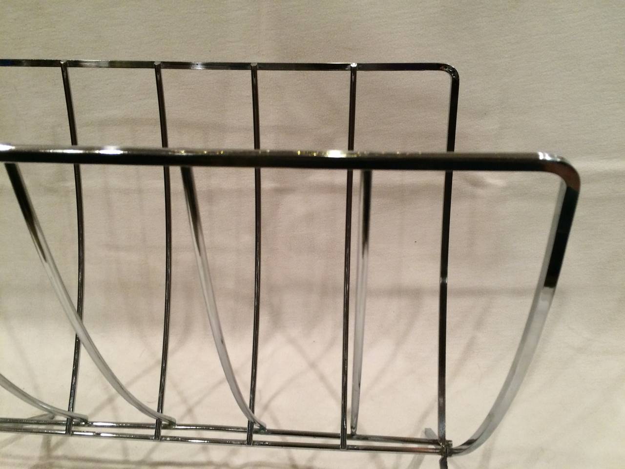 chrome magazine holder