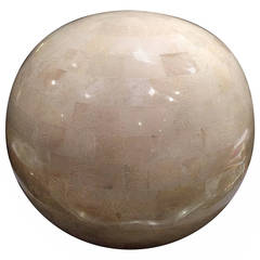 Maitland Smith Tessellated Stone Sphere 8