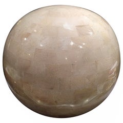 Maitland Smith Tessellated Stone Sphere